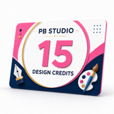 PB Studio 15 Design Credits – Digital Credit Pack PB Studio 15 Design Credits – Digital Credit Pack